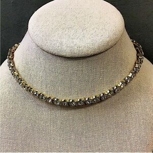Swarovski crystal bezel tennis necklace